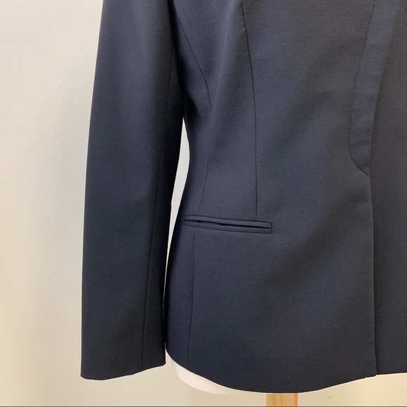 GIORGIO ARMANI LE COLLEZIONI Asymmetric Wool Blazer Size 8 - Picture 5 of 16